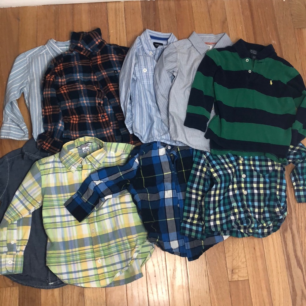 2T Boy Button Down Shirts
